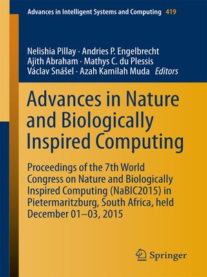 cover image of Advances in Nature and Biologically Inspired Computing